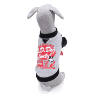 Vsepropejska Teo mikina s nápisy pro psa Barva: Černá, Délka zad (cm): 31, Obvod hrudníku: 40 – 44 cm