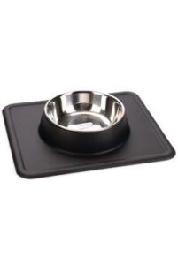 Karlie Miska nerez se silikon podložkou černá 350ml KAR