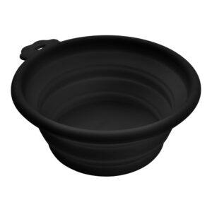 Karlie Cestovní silikonová miska - černá Objem: 250 ml