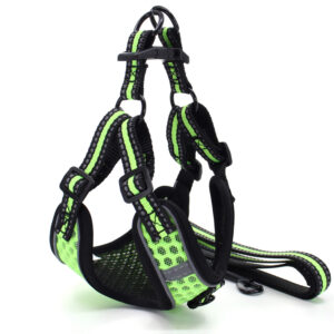 Vsepropejska Hardy postroj s vodítkem pro psa | 32 – 78 cm Barva: Zelená, Obvod hrudníku: 52 – 67 cm