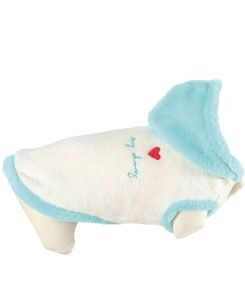 Obleček s kapucí pro psy TEDDY krémový 35cm Zolux