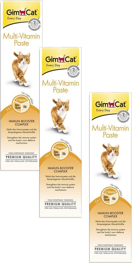 3x GimCat Multi-Vitamin pasta 3x 100g- akce 3x GimCat Multi-Vitamin pasta 3x 100g- akce