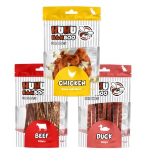 Huhubamboo pamlsky kachna kuře mix