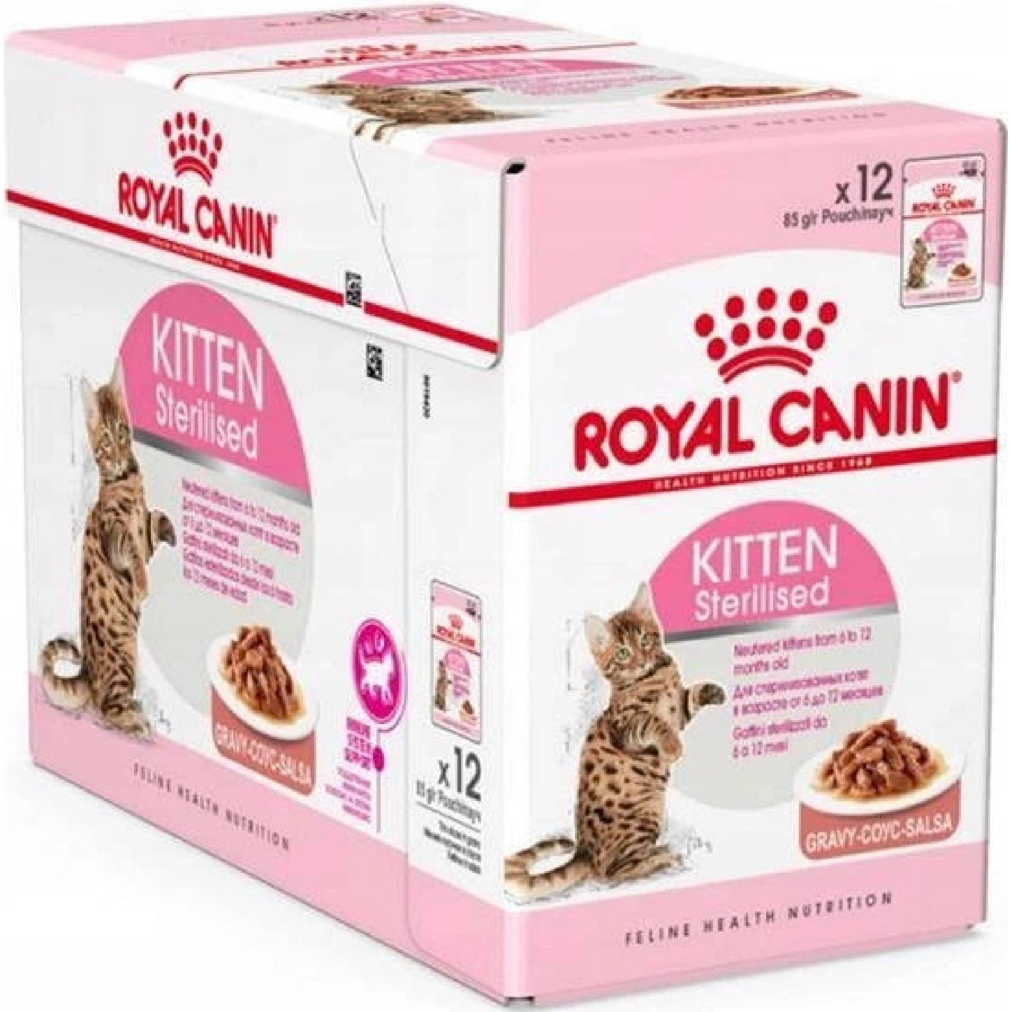 Royal Canin Kitten Sterilised Gravy 12 x 85 g Royal Canin Kitten Sterilised Gravy 12 x 85 g
