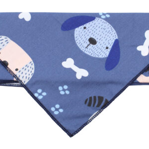 Vsepropejska Alin modrý šátek pro psa Obvod krku: 30 – 57 cm