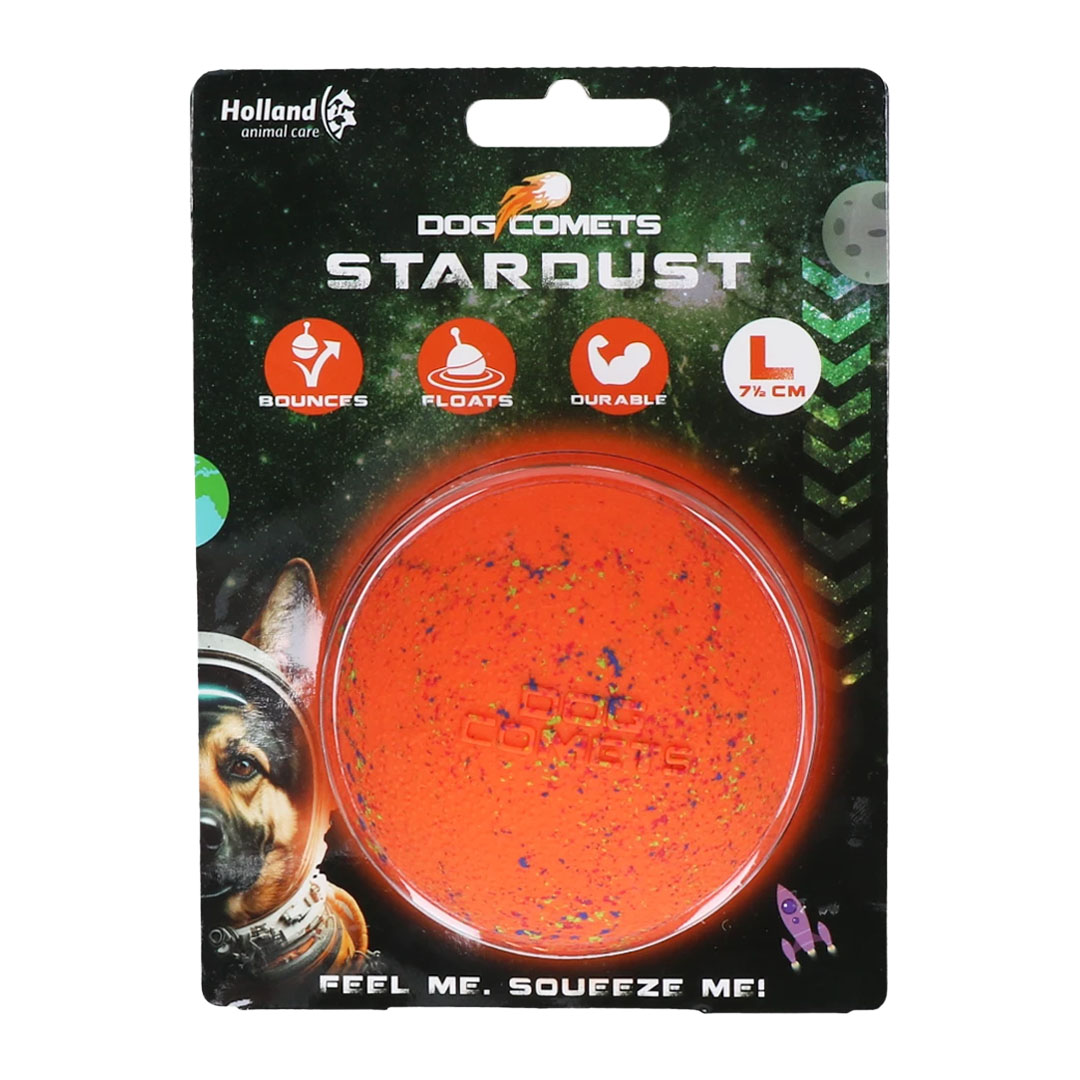 Dog Comets Stardust plovoucí míč oranžový L/7,5cm Dog Comets Stardust plovoucí míč oranžový L/7,5cm