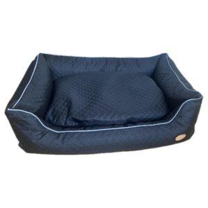 Pelech kanape pro psa černý 90x65 cm