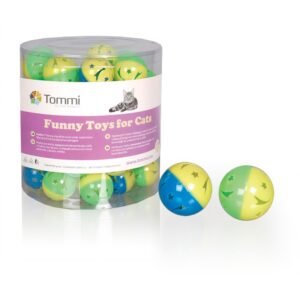 Hračky pro kočky - míček Disco 4cm, různé barvy