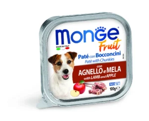 MONGE FRUIT Dog Jehně s jablkem 100g/32ks