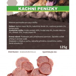 Kachní penízky 125g