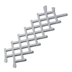 Kleinmetall Okenní mřížka větrací malá Barva: Šedá