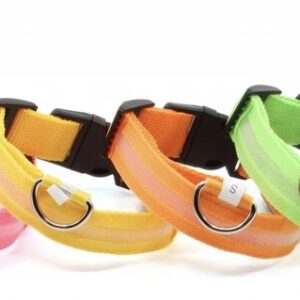 Svítící obojek mix barev vel S