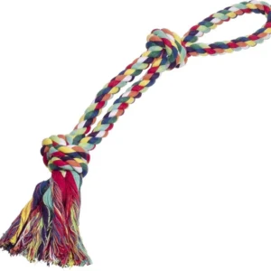 Nobby hračka pro psy lano barevné bavlna 320g 55cm