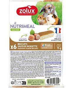 Poch. NUTRIMEAL Cookies hlodavci oříšky 6ks Zolux