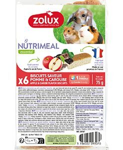 Zolux Poch. NUTRIMEAL Cookies hlodavci jablko,karob 6ks