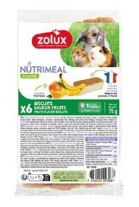 Zolux Poch. NUTRIMEAL Cookies hlodavci pomer.banán 6ks