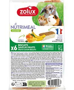 Zolux Poch. NUTRIMEAL Cookies hlodavci pomer.banán 6ks