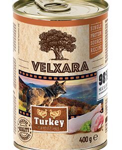 Vapasko, s.r.o. Velxara Paté Dog Adult Turkey 400g