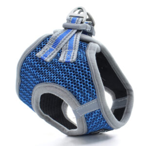 Vsepropejska Dumo postroj pro psa s vodítkem | 26 – 43 cm Barva: Modrá, Obvod hrudníku: 29 – 32 cm