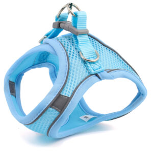 Vsepropejska Neve postroj pro psa s vodítkem | 22 – 46 cm Barva: Modrá, Obvod hrudníku: 40 – 46 cm