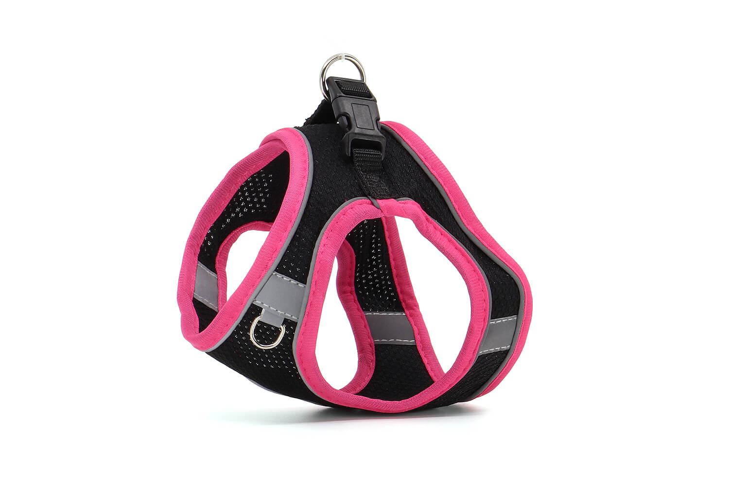 Vsepropejska Neve postroj pro psa s vodítkem | 22 – 46 cm Barva: Černo-růžová, Obvod hrudníku: 36 - 40 cm Vsepropejska Neve postroj pro psa s vodítkem | 22 – 46 cm Barva: Černo-růžová, Obvod hrudníku: 36 - 40 cm