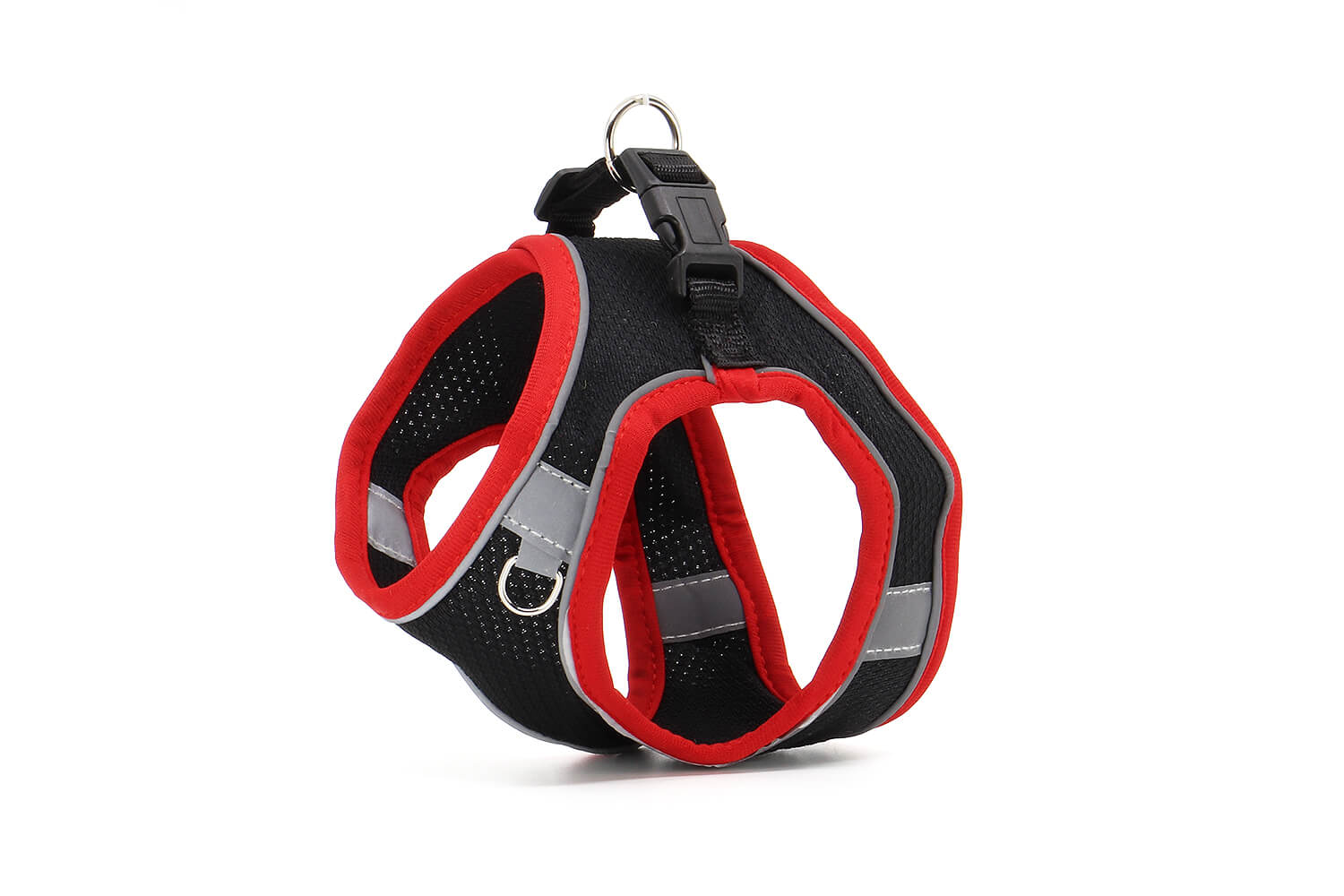 Vsepropejska Neve postroj pro psa s vodítkem | 22 – 46 cm Barva: Černo-červená, Obvod hrudníku: 36 - 40 cm Vsepropejska Neve postroj pro psa s vodítkem | 22 – 46 cm Barva: Černo-červená, Obvod hrudníku: 36 - 40 cm