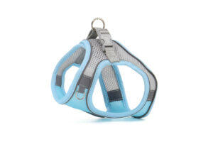 Vsepropejska Neve postroj pro psa s vodítkem | 22 – 46 cm Barva: Šedo-modrá, Obvod hrudníku: 36 - 40 cm