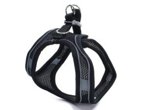 Vsepropejska Neve postroj pro psa s vodítkem | 22 – 46 cm Barva: Černá, Obvod hrudníku: 28 - 32 cm