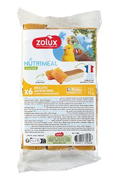 Poch. NUTRIMEAL Cookies exoti med 6ks Zolux Poch. NUTRIMEAL Cookies exoti med 6ks Zolux