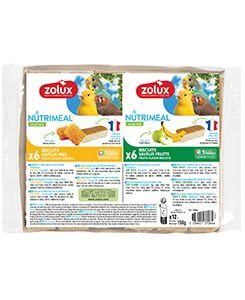 Poch. NUTRIMEAL Cookies exoti med,ovoce 2x6ks Zolux