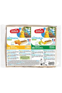 Poch. NUTRIMEAL Cookies exoti med,ovoce 2x6ks Zolux Poch. NUTRIMEAL Cookies exoti med,ovoce 2x6ks Zolux