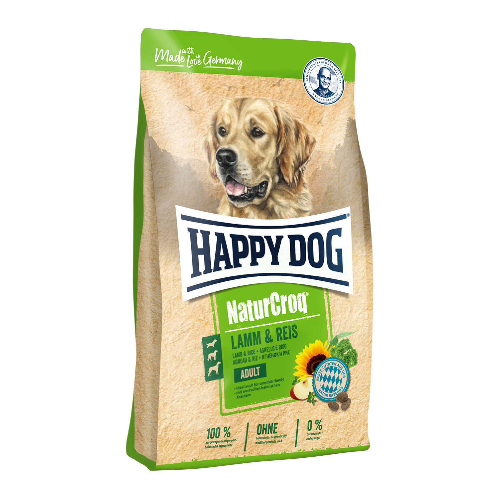 Happy Dog NaturCroq Lamm & Reis 1kg Happy Dog NaturCroq Lamm & Reis 1kg