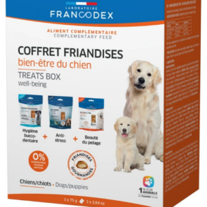 Francodex pochoutka box pro psy 3x75g