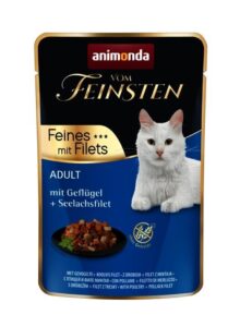 Animonda Vom Feinsten Adult FEINES m.Fillets - drůbeží + treska filet, kapsička pro kočky 85 g