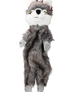 GIRARD & CIE Hračka pes Vlk pískací 50cm Skinneeez