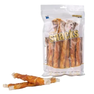 Magnum Chicken roll on Rawhide stick 500g