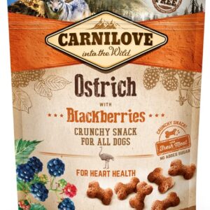 Carnilove Dog Crunchy Snack Ostrich & Blackberries 200g