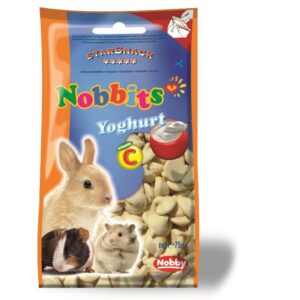 Nobby StarSnack Nobbits pamlsky pro hlodavce jogurtové 75g