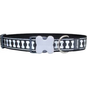 Obojek RD 40 mm x 50-80 cm - Bones Rfx - Černá