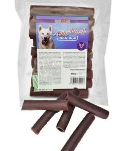 Pochoutka pes Měkká trubička s hovězím masem 10ks/400g