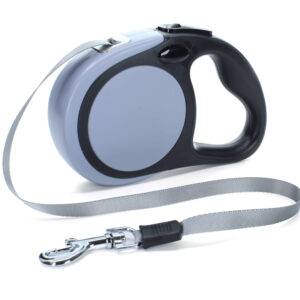 Vsepropejska Rudo samonavíjecí vodítko pro psa Barva: Šedá, Délka vodítka: 5 m