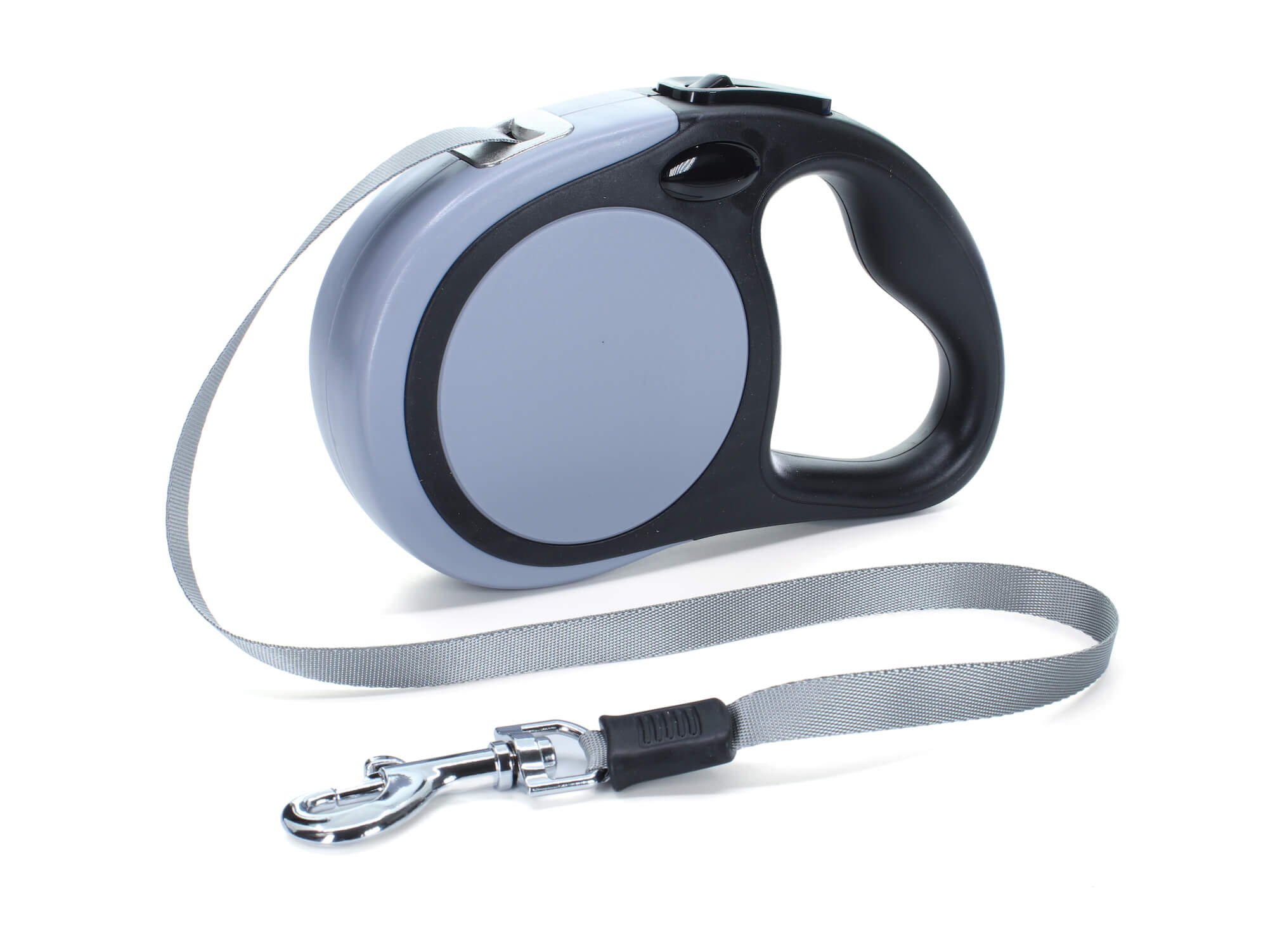 Vsepropejska Rudo samonavíjecí vodítko pro psa Barva: Šedá, Délka vodítka: 5 m Vsepropejska Rudo samonavíjecí vodítko pro psa Barva: Šedá, Délka vodítka: 5 m