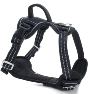 Vsepropejska Porto sportovní postroj pro psa Barva: Černá, Obvod hrudníku: 59 – 81 cm