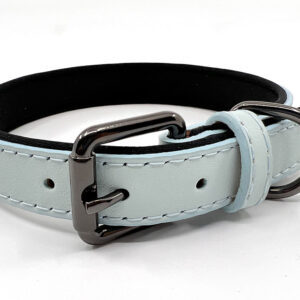 Vsepropejska Pasco kožený obojek pro psa | 24 – 43 cm Barva: Modrá, Obvod krku: 24 – 30 cm, Šířka: 1,5 cm