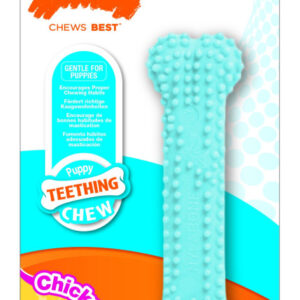 Nylabone Hr.NYLAB Puppy kost Kuře, modra XS