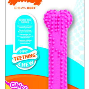 Nylabone Hr.NYLAB Puppy kost Kuře, ruzova XS