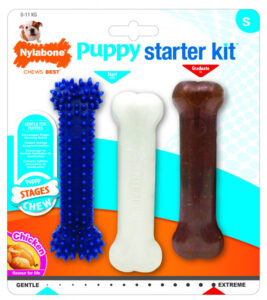 Nylabone Hr.NYLAB Puppy kost Kuře S 3ks