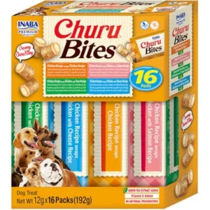 Inaba Churu Bites dog snack multipack 16x 12g