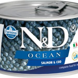 N&D OCEAN Dog konz. Salmon & Cod Mini 140 g