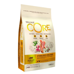 Wellness Core Wellness Cat Original Adult Sterilised kruta a Kuře 4kg